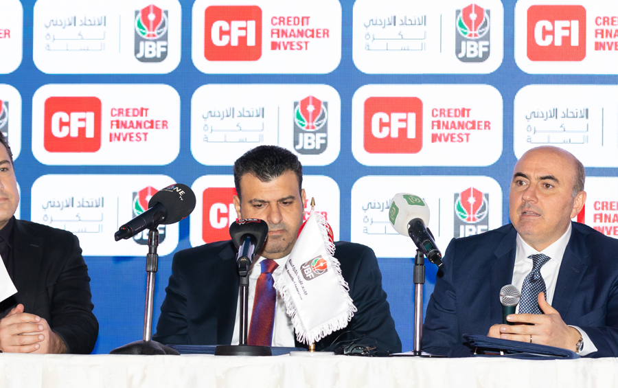 تجديد عقد الشراكة بين الإتحاد الأردني لكرة السلة ومجموعة "سي أف أي"