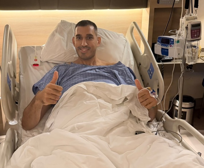 عملية جراحية للاعب منتخبنا الوطني الدويري في تركيا 